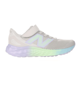 New Balance Kid's Fresh Foam Arishi v4 Bungee Lace with Strap Shoe Grey Matter