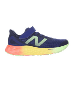 New Balance Kid's Fresh Foam Arishi v4 Bungee Lace with Strap Shoe Blue Oyster