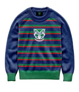 Warriors NRL Toddlers 'Crossbar' Knitted Jumper