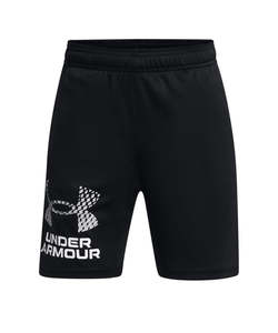 Under Armour Kid's Tech Logo Short Black