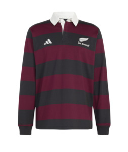 All Blacks Long Sleeve Heritage Rugby Maroon/Black