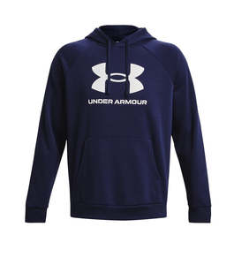 Under Armour Rival Fleece Big Logo Hoodie Midnight Navy