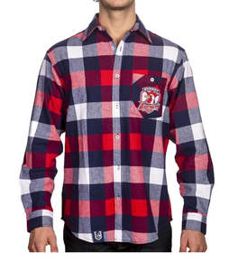 Sydney Roosters NRL Lumberjack Flannel Shirt