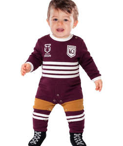 Kids: Queensland Maroons Infants Footysuit
