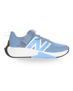 New Balance Kid's FuelCell Play Bungee Lace w/Top Strap Shoe Heron Blue