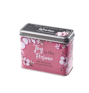 Products: Joy in His presence (cards in tin) - by Nina Smit - Saarkie Stories