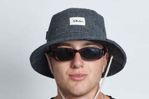 Bucket Earth Wave  Grey Hemp Hat