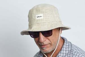 Bucket Earth Wave  White Village Hemp Hat