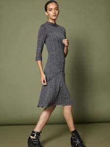 Dress: Tweed Knit Dress