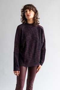Jumper: Knit Jumper with Zip Sleeve Detail