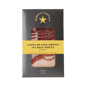 Charcuterie Pate: Estrella de Castilla 50% Iberian Jamón de Cebo ~ Sliced