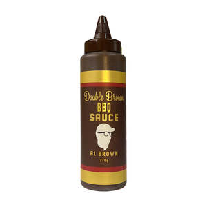 Condiments Dressings: Al Brown Double Brown BBQ Sauce