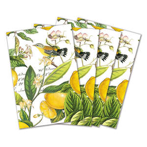 Michel Design Works Cotton Napkins ~ Lemon & Basil
