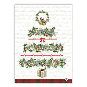 Michel Design Works Tea Towel ~ Holiday Tree