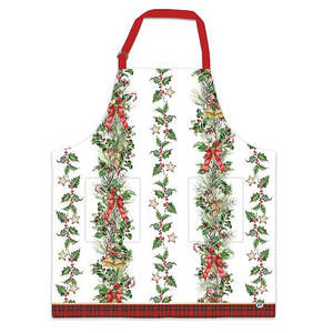 Michel Design Works Apron ~ Holiday Garland