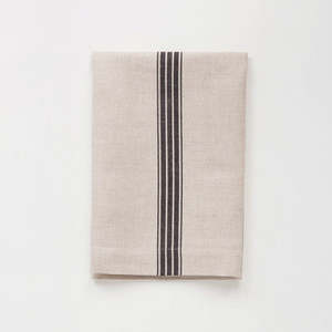 Mungo Provincial Stripe Napkin ~ Navy