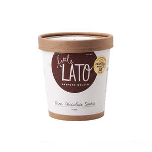 Dairy Gelato: Little Lato ~ Dark Chocolate Sorbet