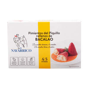 El Navarrico Piquillo Peppers Stuffed with Bacalao