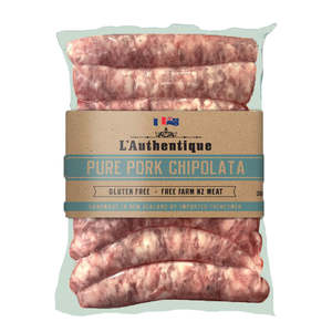 Meat Poultry: L'Authentique Pork Chipolata