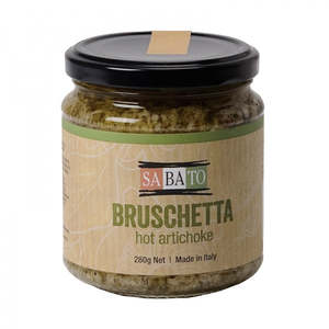 Sabato Hot Artichoke Bruschetta
