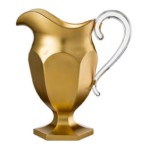 Serving Table Top: Marioluca Giusti Roberta Jug ~ Gold
