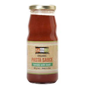 Sabato Organic Pasta Sauce ~ Tomato with Basil