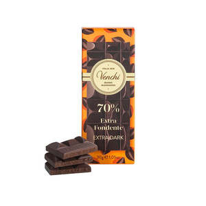 Vegan: Venchi Mini 70% Extra Dark Chocolate Bar