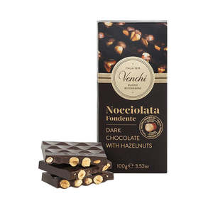 Vegan: Venchi 60% Dark Chocolate with Hazelnuts Tablet