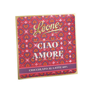 Leone 'Ciao Amore' Milk Chocolate Tablet