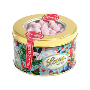 Valentines Day: Leone Cherry Pastilles in Nathalie Lété Tin