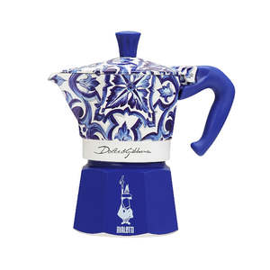 Bialetti Dolce&Gabbana Moka Express ~ Blu Mediterraneo