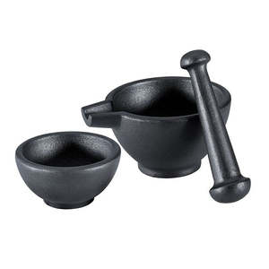Zassenhaus Mortar & Pestle ~ 3 Piece Set