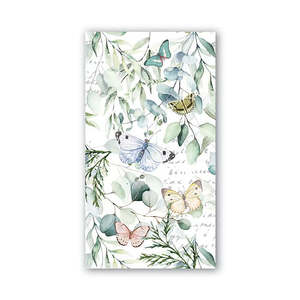 Paper Napkins: Michel Design Works Hostess Napkins ~ Butterfly Fields