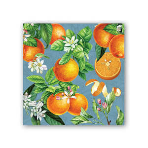 Michel Design Works Cocktail Napkins ~ L'Orange