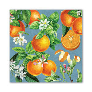 Michel Design Works Luncheon Napkins ~ L'Orange