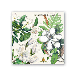 Michel Design Works Cocktail Napkins ~ Magnolia Petals