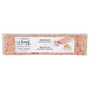 Vicens Strawberry Millefeuille Nougat