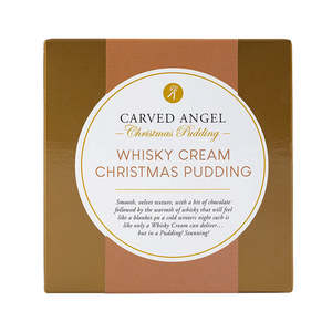 Biscuits Pastries: The Carved Angel Whisky Cream Christmas Pudding