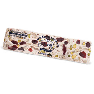 Confectionery: Vicens Strawberry & Pistachio Nougat