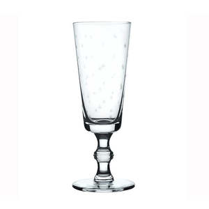 The Vintage List Crystal Champagne Flutes ~ Stars