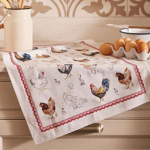 Ulster Weavers Tea Towel ~ Farm Birds