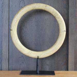 Tan Stone Eternity Bracelet On Stand - 3 Sizes