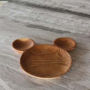 Homewares Objects: Mickey Teak Plate
