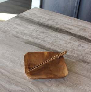 Square Teak Plate