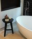 Black Teak Stool