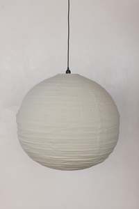 Round 80cm Lantern — Soft Sage