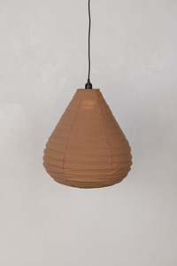Lighting: Tear Drop Lantern — Almond
