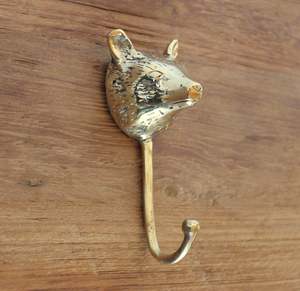 Brass Bear Hook