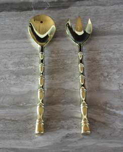 Brass Salad Servers