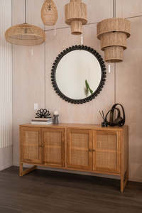 Furniture: Sana Rattan Weave Cabinet 160cm